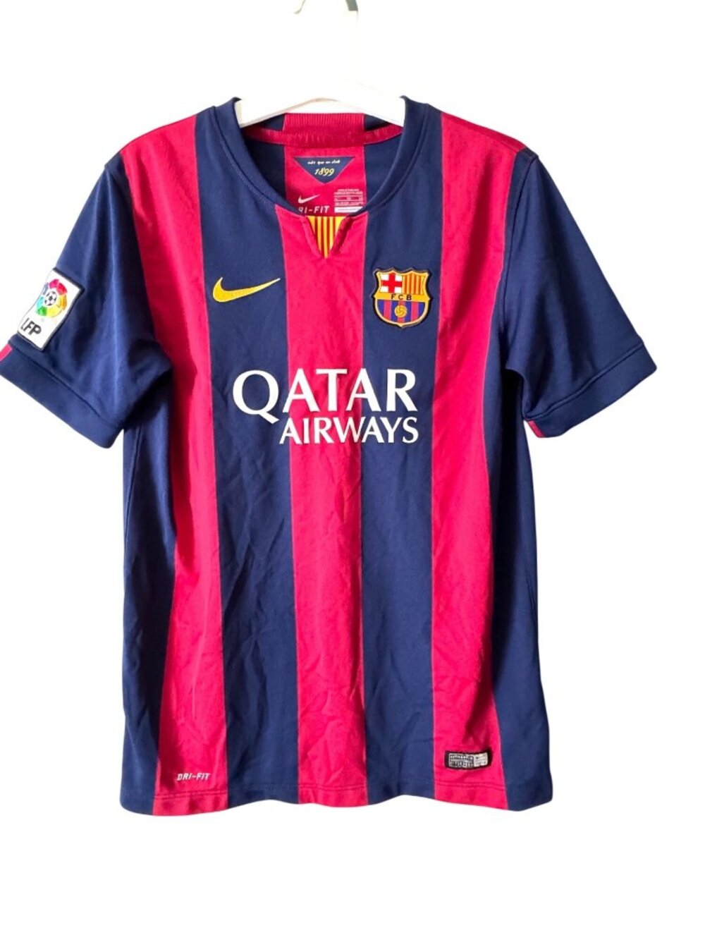 Barcelona 2014 2015 Home Football Shirt Soccer Jersey Nike 610792-423 Youth XL